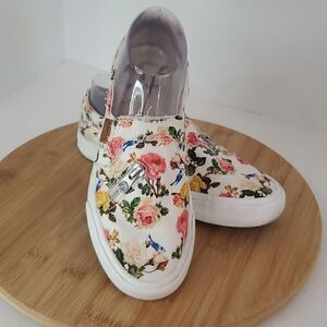 Blowfish Malibu Floral Slip on Sneakers Mariachi Womens Size 6.5M